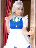 cosplay美女套图 c77 Sakuya Izayoi　白丝假发扮相(1)(80)